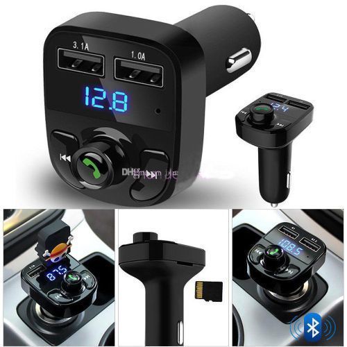 Generic Adaptateur 2 USB -Micro Sd Radio bluetooth voiture à prix pas cher