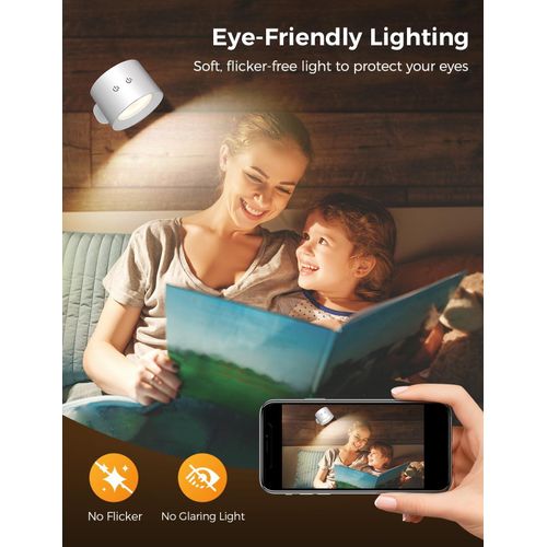Generic Lampe LED Murale Tactile – Éclairage Réglable avec Télécommande et Batterie ,2PCS - image 3
