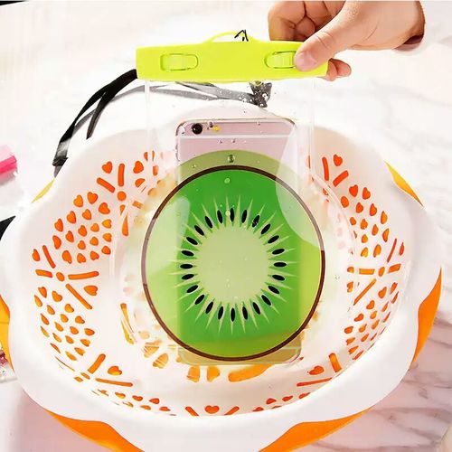 Gen لطيف الفاكهة إكسسوارات السفر النساء للماء كيس مزموم PVC هاتف محمول حقيبة لهاتف أي فون محفظة نسائية للعملات المعدنية حامل بطاقة تخزين محفظة