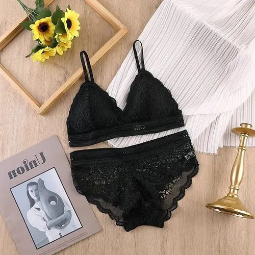 Generic Ensemble de soutien gorge et slip en dentelle pour femme sous vetements sexy a prix pas cher Jumia Maroc