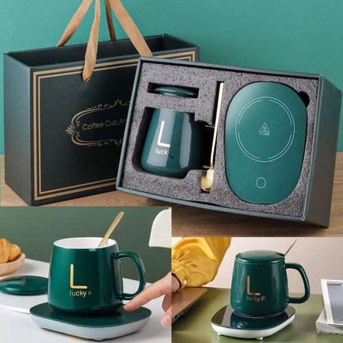Generic Coffret Cadeau : Chauffe tasse électrique en Céramique à