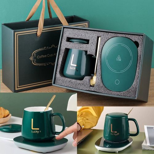 Generic Coffret Cadeau : Chauffe tasse électrique en Céramique à 55°c à  prix pas cher