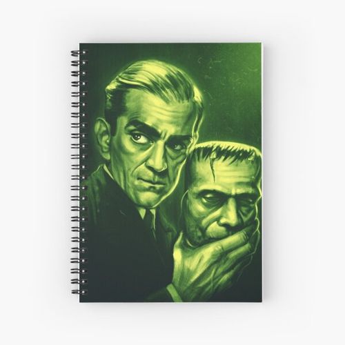 Generic Karloff Spiral Notebook Bloc note
