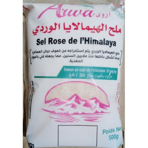 Sel rose de l'Himalaya fin, 500g