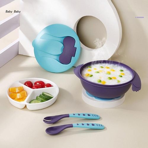 Generic Ensemble de bols à ventouse avec cuillère pour bébé, vaisselle pour  enfants,+4M à prix pas cher