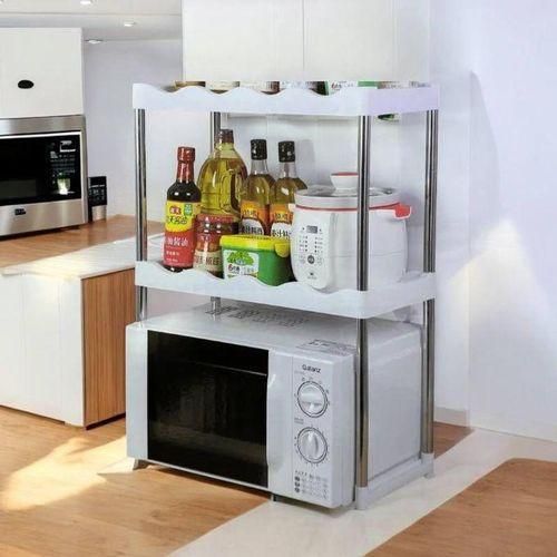 product_image_name-Generic-رف مطبخ ذو طابقين – حامل ميكروويف وإكسسوارات-2