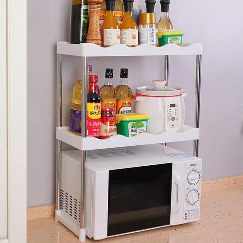 product_image_name-Generic-رف مطبخ ذو طابقين – حامل ميكروويف وإكسسوارات-3