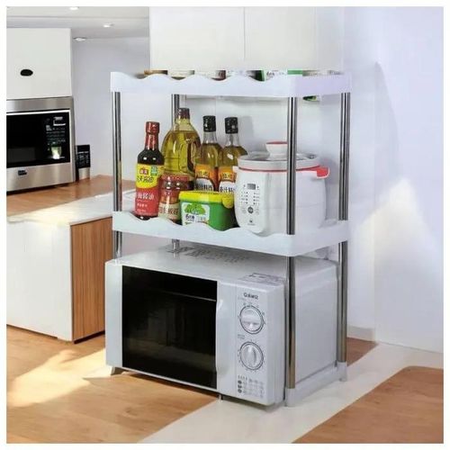 product_image_name-Generic-رف مطبخ ذو طابقين – حامل ميكروويف وإكسسوارات-4