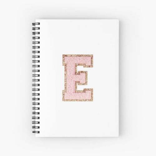 product_image_name-Generic-E letter patch Stoney Clover Lane Spiral Notebook Bloc note-1