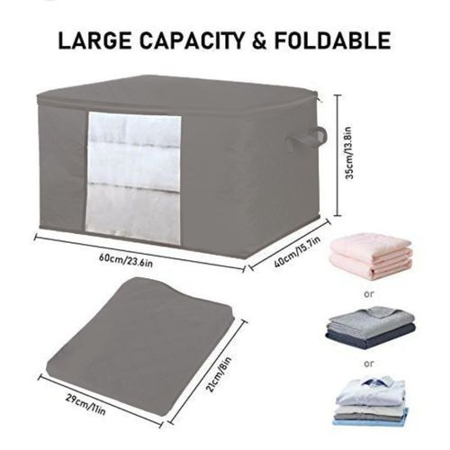 product_image_name-Generic-2 Sac de Rangement pour Vêtements de Grande Capacité, pour Couverture, Couettes-4