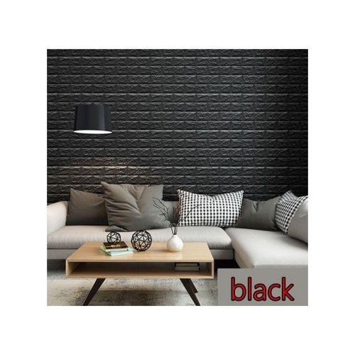 product_image_name-Generic-Pack 10 Papier peint adhesif 3d reel autocollant impermiable et lavable Anti-humidité-2