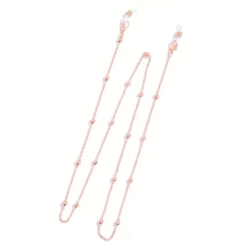 product_image_name-Generic-Chaîne de Lunettes de Soleil en alliage support de sangle de lunettes antidérapant (rose)-1