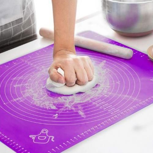 Generic Tapis de cuisson en silicone avec Guide de Mesure à prix