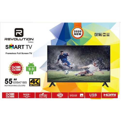 Revolution TV LED Smart Android 55&quot; UHD 4K + Récepteur integré / TNT - Garantie 12 mois