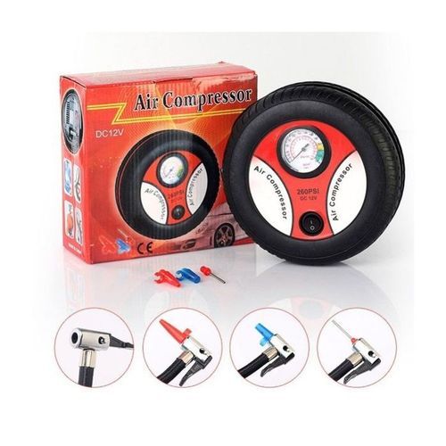 Mini compresseur d'air portable, gonfleur de voiture automatique, outil de  pompe à bille, 260PSI, DC 12V - AliExpress