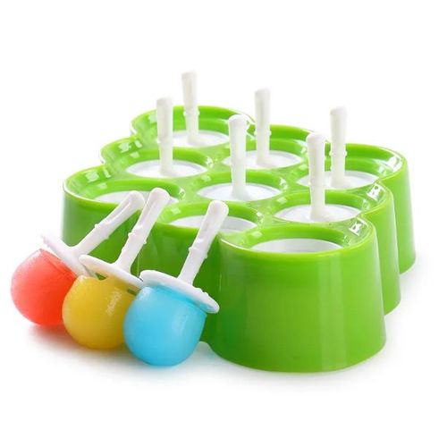 Generic Mini moule à glace en Silicone avec 9 bâtonnets, pour faire des  sucettes à prix pas cher