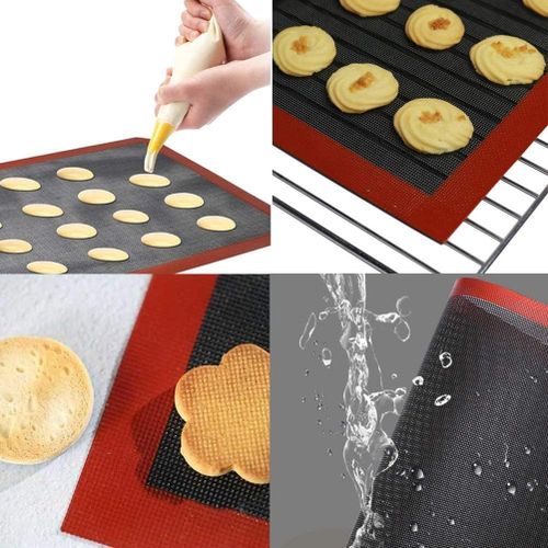 Generic Tapis de Cuisson Silicone Micro-perforé pour Biscuits Tapis de Four  Antidérapant à prix pas cher