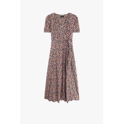 product_image_name-Marwa-Robe Mi-Longue Imprimée Tontitos Noirs - R4768E25-2