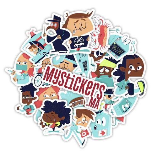 product_image_name-Generic-Pack de 20 stickers Médical HD UV-1