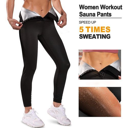 Generic Leggings de sauna pour femme Pantalon taille haute minceur  thermique à prix pas cher