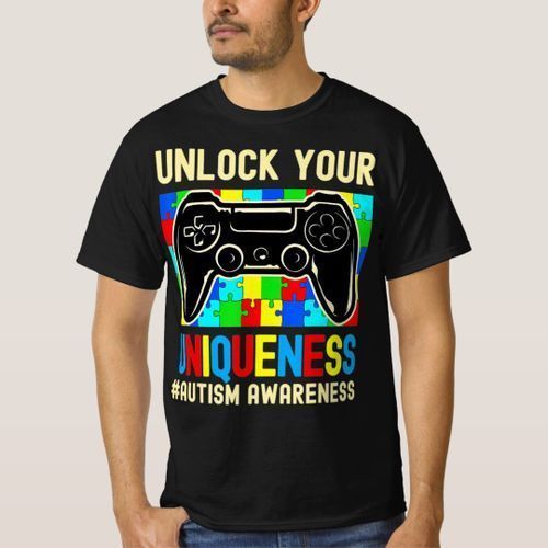product_image_name-Generic-Video game controller t-shirt Awareness on the AU-1