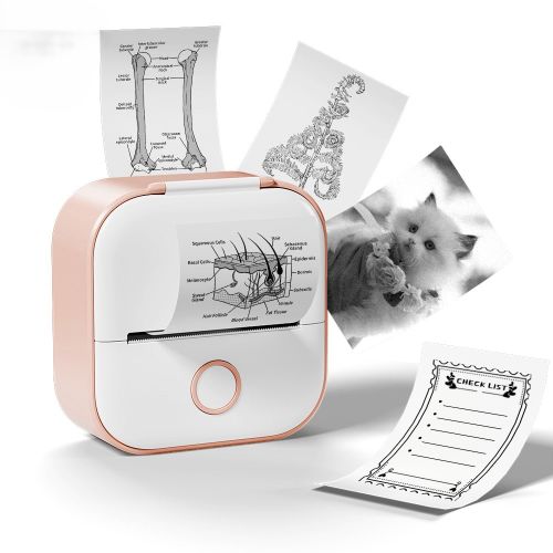 product_image_name-Generic-Imprimante Thermique sans Fil Printer Sticker Maker - Imprimante Thermique Portable pour Photos, Photos Style Rétro, Reçus, Notes, Listes, Étiquettes-1