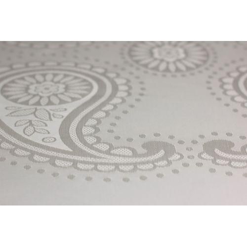 product_image_name-Tropikhome-Nappe de Table Ronde Blanc cassé Jacquard 160 cm-5
