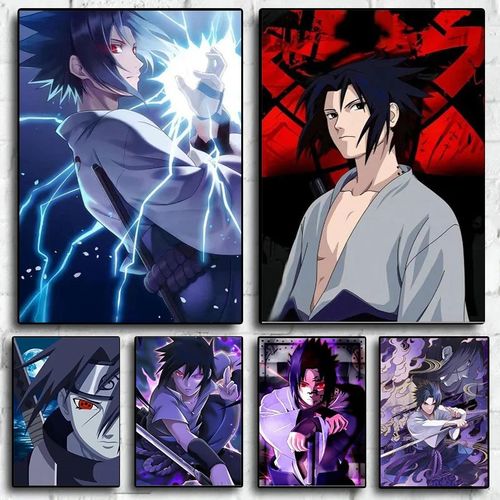 product_image_name-Generic-6 Poster A5 Naruto Itachi Uchiha Sasuke Poster -1
