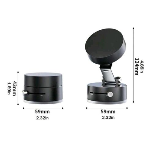 product_image_name-Generic-Support magnétique de téléphone à ventouse double face, support de rangement multifonctionnel pliable à aspiration sous vide-4