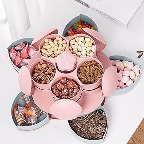 product_image_name-Generic- Plateau de Fruits Rotatif à Double Couche la BoîTe de Bonbons de MéNage Plateau de Fruits séches Fendu-1