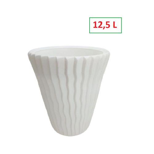 Generic Pot De Fleurs Blanc 34cm - Prix pas cher