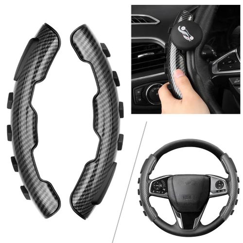 Housse de volant de voiture en cuir, protection de volant universelle pour  homme