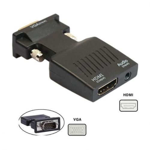 Generic Adaptateur Convertisseur VGA vers HDMI +audio Converter