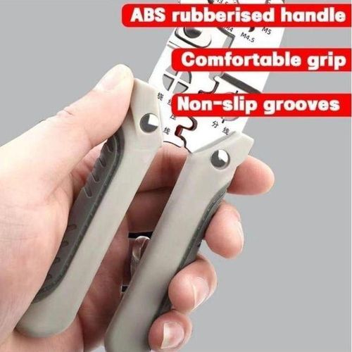 product_image_name-Generic-Pince à Dénuder et à Sertir Multifonction Professionnelle - Outil de Coupe-Câble Réglable pour Travaux Électriques-5