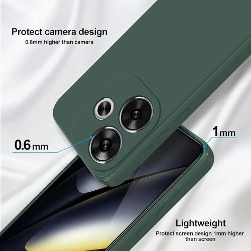 product_image_name-Case-Couqe silicone vert pour Xiaomi Poco f6 5G-2