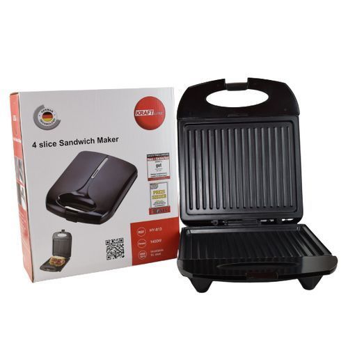 Kraft line Panini grill multifonction, appareil à sandwichs 1400W