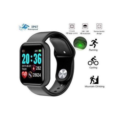product_image_name-Generic-Smartwatch Men Women 2025 Sport Bluetooth Y68 Blood Pressure-2