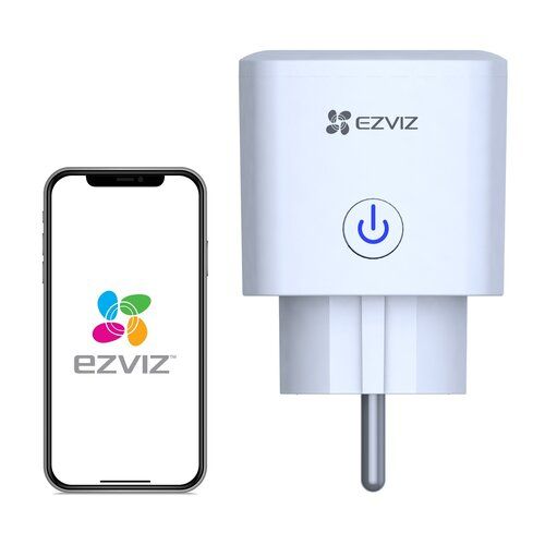 EZVIZ Prise Connectée WiFi, Smart Plug avec Mesure Consommation - Zoma