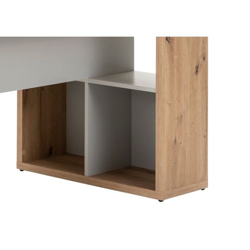 product_image_name-Kitea-BUREAU + ENVIRONNEMENT VELATA 7 NICHES - Chêne / Gris-4
