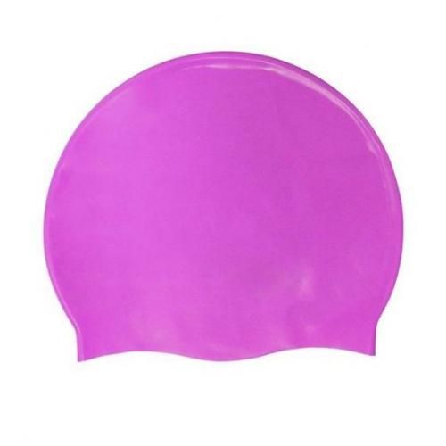 product_image_name-FAFA SPORT-Bonnet de natation en silicone Imperméable Bonnet de Piscine & Sports MAUVE-2