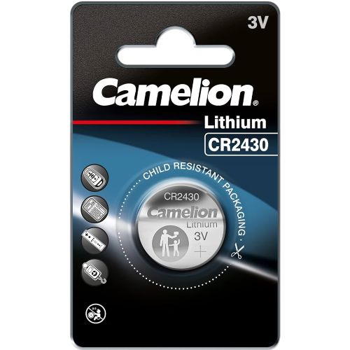 Camelion Pile Bouton CR2430 au Lithium 3 volts, CR 2430 Batterie 3V à prix  pas cher