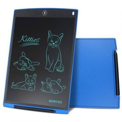 Tablette Graphique Dessin Bloc Note Numérique LCD Bleu