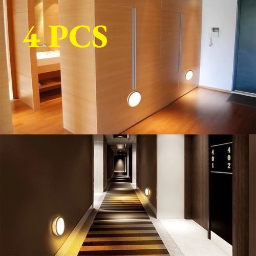 Lumiere Détecteur de Mouvement Interieur, 3PCS Veilleuse LED