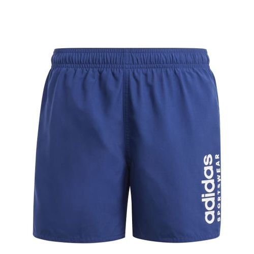 product_image_name-Adidas-Short De Bain Sportswear Essentials Logo Clx Enfants-Bleu - IR5684-1