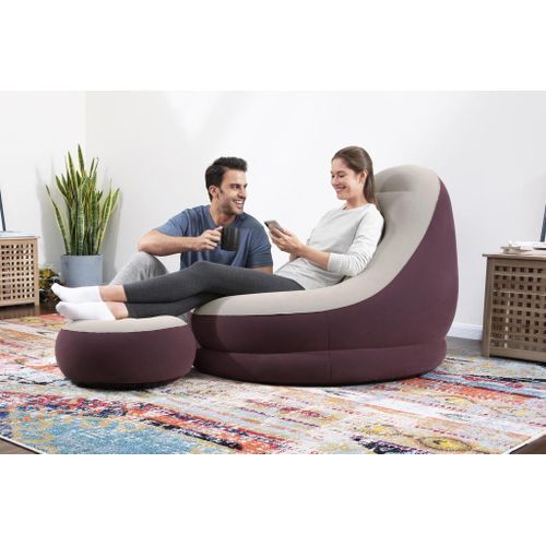 Bestway Fauteuil gonflable et repose-pieds Comfort Cruiser à prix