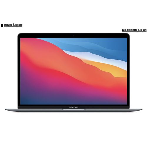 Apple MacBook Air M1 (2020) Gris Sidéral 8Go Ram / 256 Go - Remis à neuf