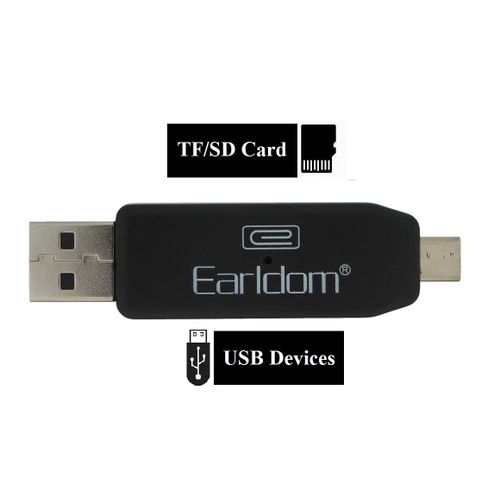 Earldom Lecteur de carte Micro SD et lecteur USB vers Micro USB avec USB-A  à prix pas cher