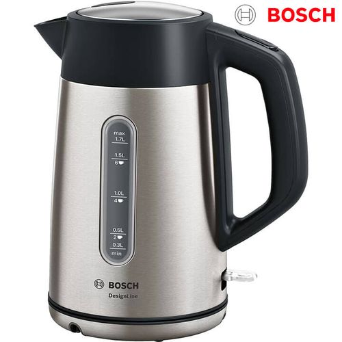 Bosch DesignLine bouilloire électrique en acier inoxydable 1,7L 2400w arrêt automatique socle 360°