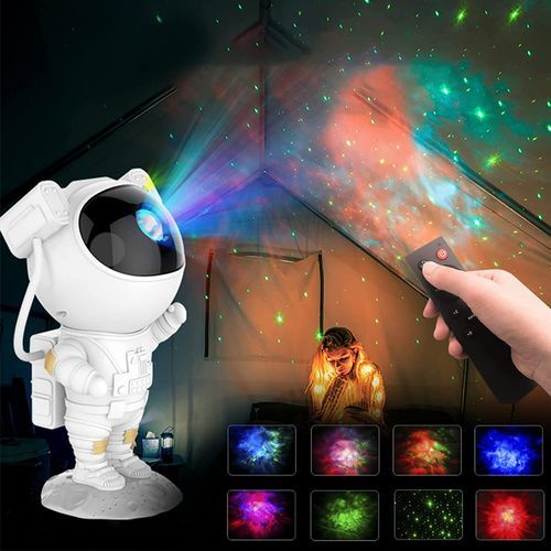 Generic Astronaute Galaxy Projecteur, Veilleuse Étoile LED Plafond Éclairé  -Télécommande à prix pas cher