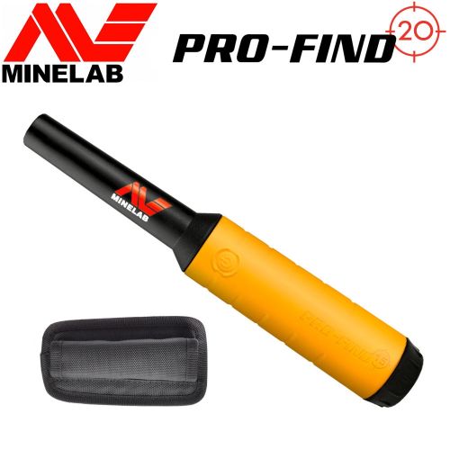 Minelab Détecteur de métal Pinpointer Minelab original PRO FIND 20 étanche  à 1.5 mètre pour Fer Or et tous métaux, chasse au trésor à prix pas cher